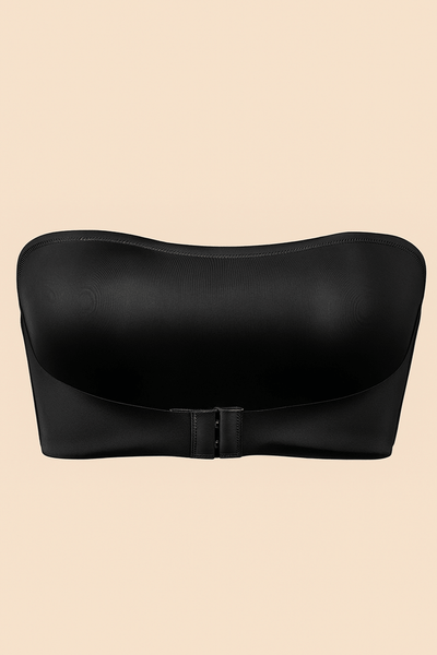 Bodyhug Strapless Black Bra – seamless, supportive, and comfortable strap-free bra designed for South African women who want all-day hold without compromising on style.