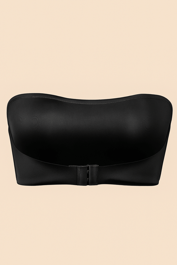Bodyhug Strapless Black Bra – seamless, supportive, and comfortable strap-free bra designed for South African women who want all-day hold without compromising on style.