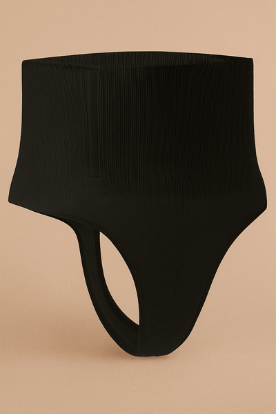 High Waisted Thong Tummy Shapewear – seamless, sculpting thong designed to smooth your waistline while staying invisible under clothes, perfect for South African women seeking confident, everyday shaping