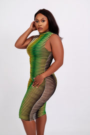 Bodyhug Mesh Midi Dress